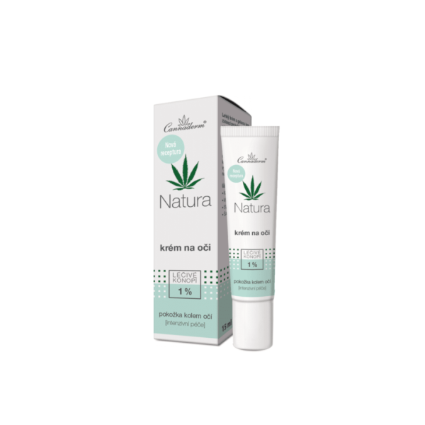 Cannaderm Natura - Krem pod oczy z olejem konopnym