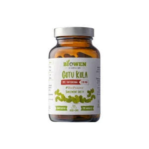 Gotu Kola | Nastrój, energia, trawienie | 330 mg | 20% triterpenów