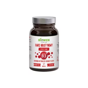 Niacyna (witamina B3) - kwas nikotynowy - efekt flush