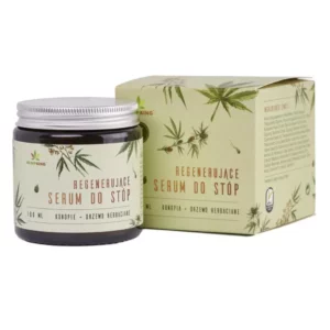 Regenerujące serum do stóp z CBD o zapachu drzewa herbacianego