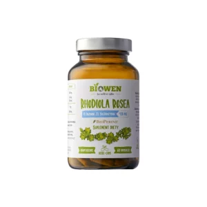 Rhodiola Rosea | Zmęczenie, wydajność, stres | 420 mg | 3% salidrozydów i 1% rozawin -