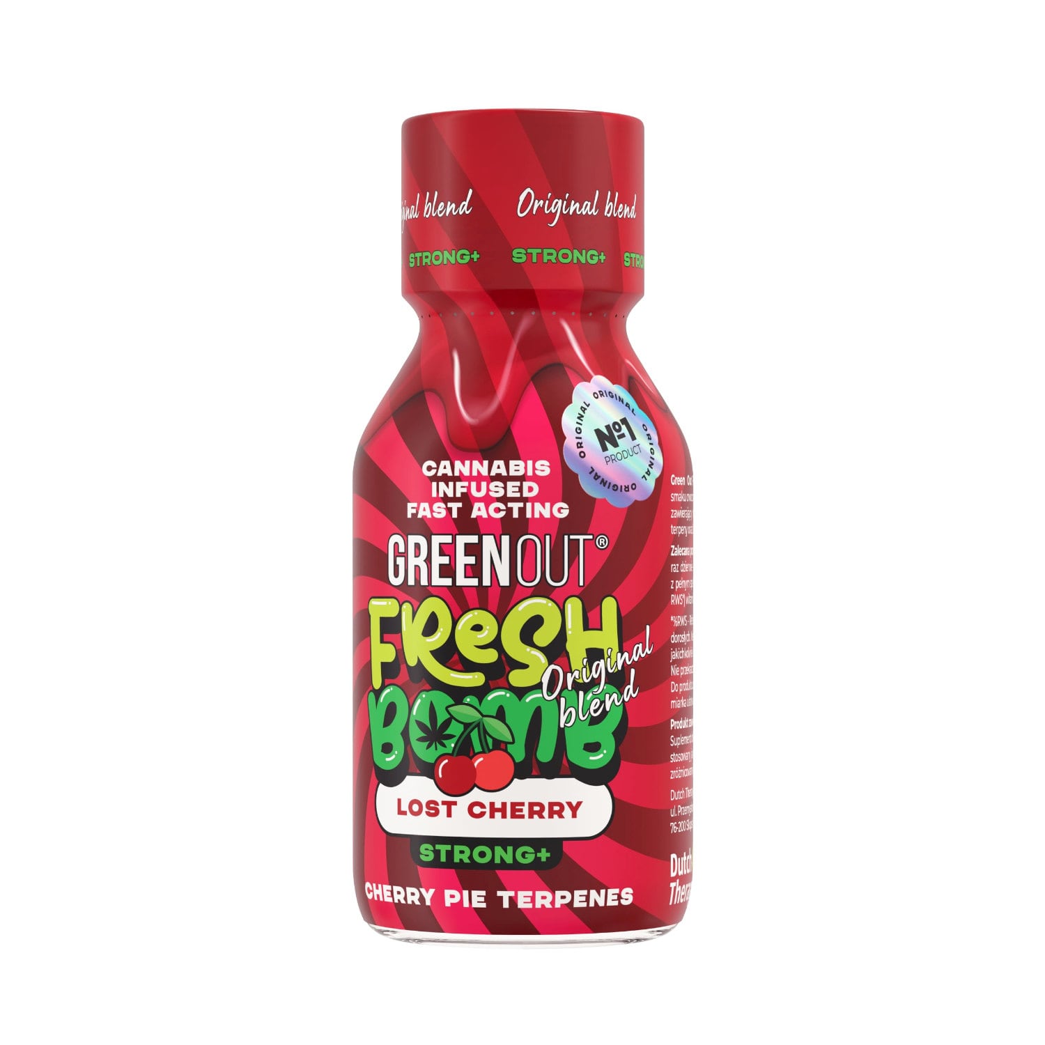 Green Out Shot – Fresh Bomb Lost Cherry