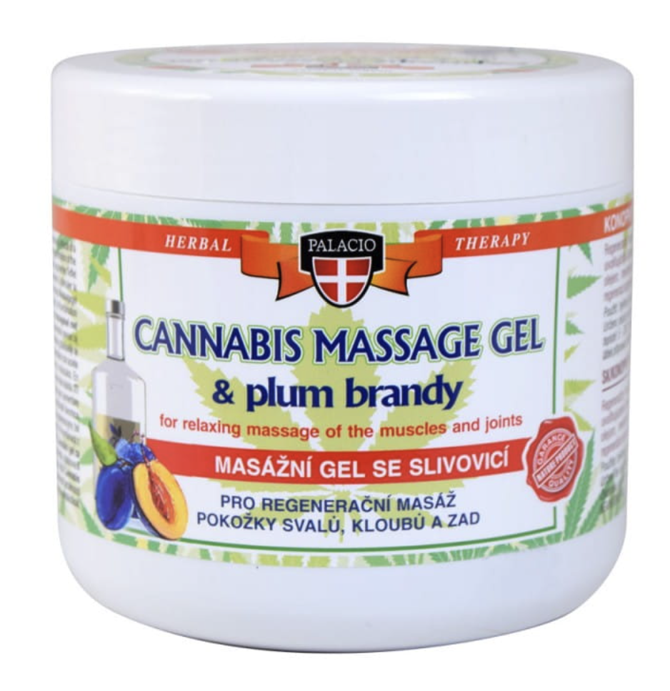 Konopny żel do masażu ze śliwowicą 600ml